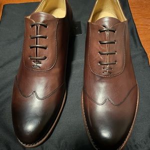 NIB The Office of Angela Scott Mr. Evans wingtips. Size 39.5 (9.5)